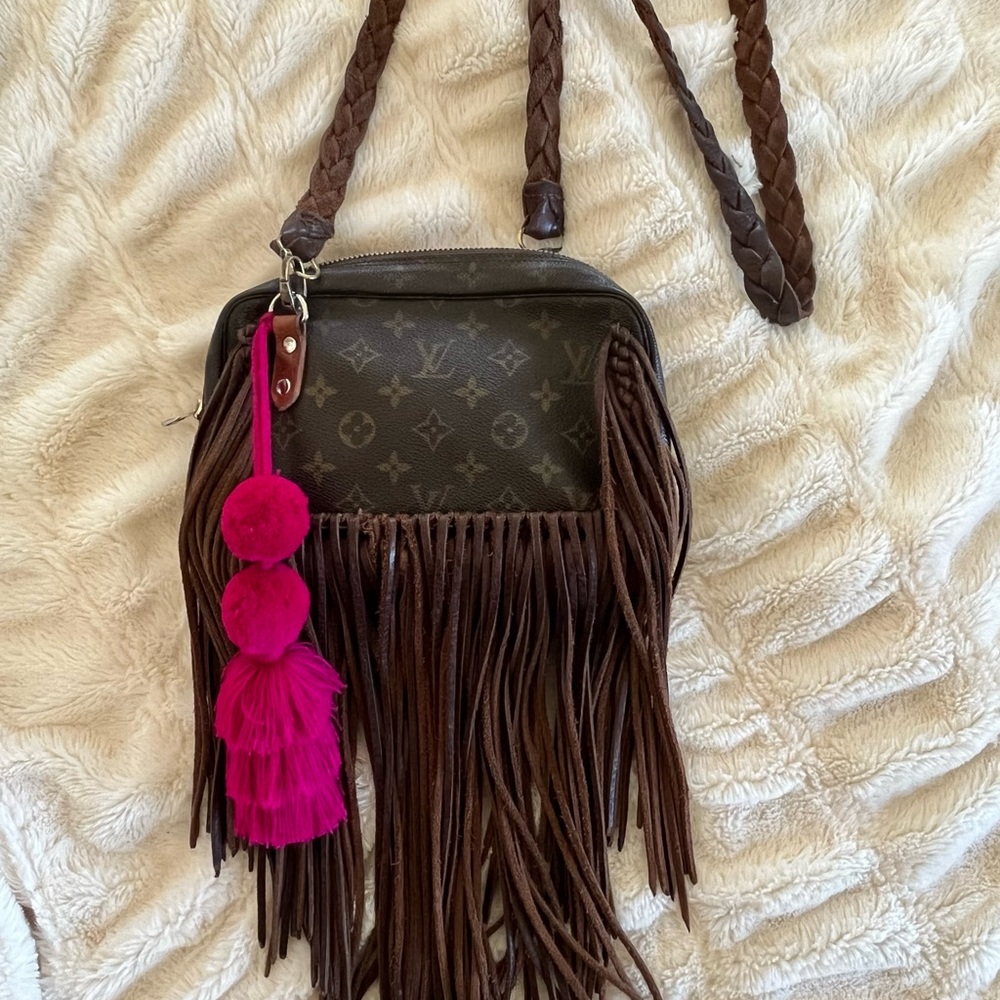 Authentic Fringe Louis Vuitton purse